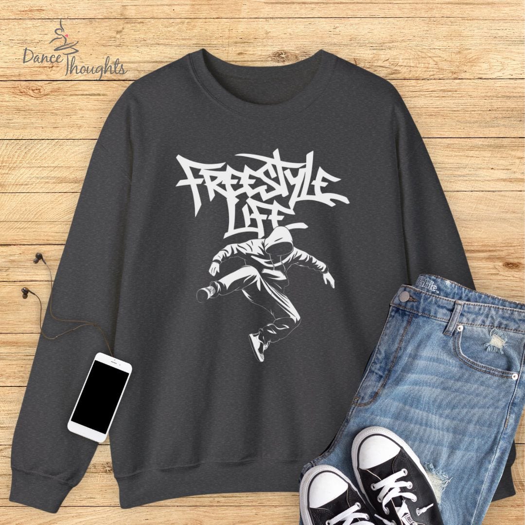 Freestyle Life Sweatshirt-Sweatshirt-Dance Thoughts