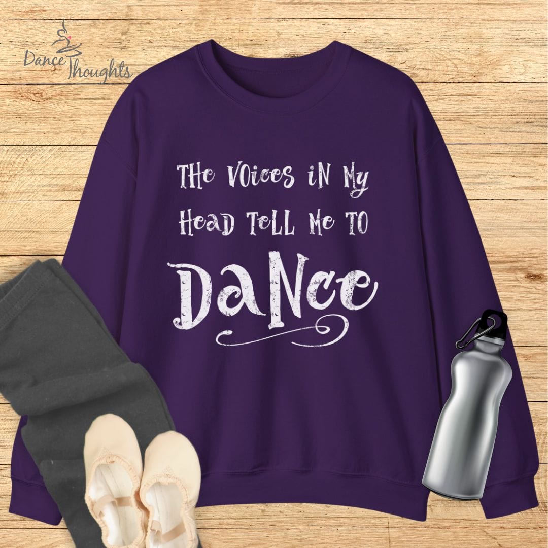 Voices In My Head Sweatshirt-Sweatshirt-Dance Thoughts