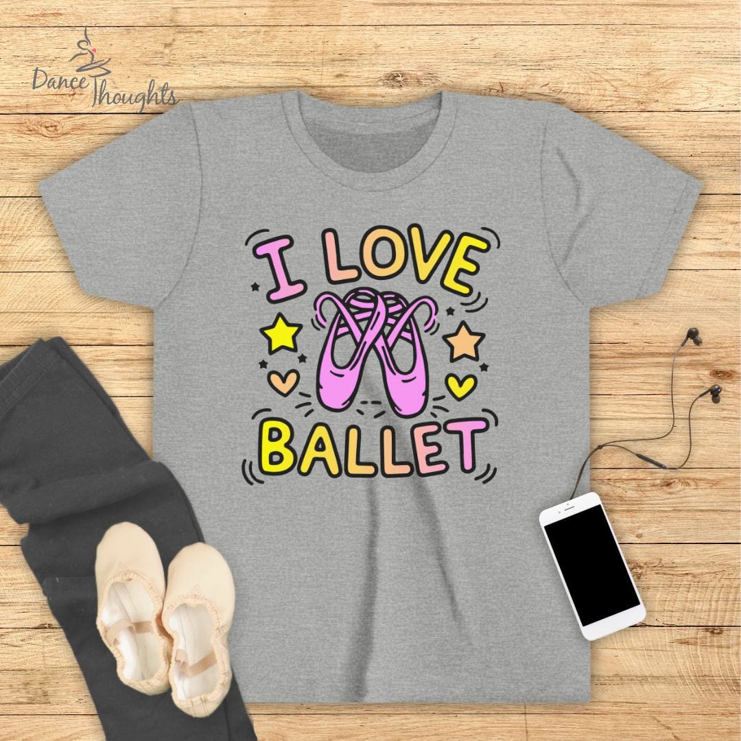 KIDS I Love Ballet T-Shirt-Kids clothes-Dance Thoughts