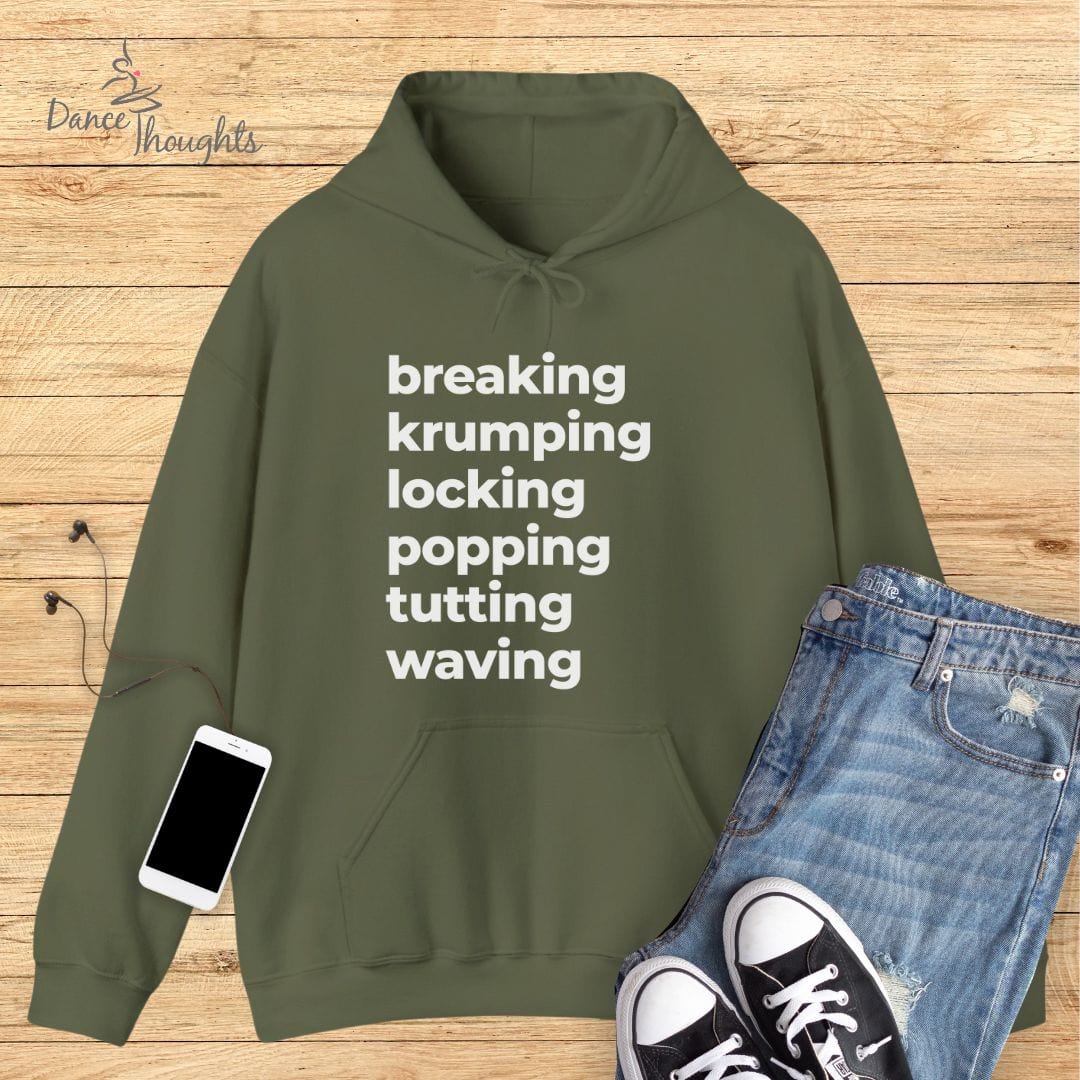 Hip-Hop Terminology Hoodie-Hoodie-Dance Thoughts