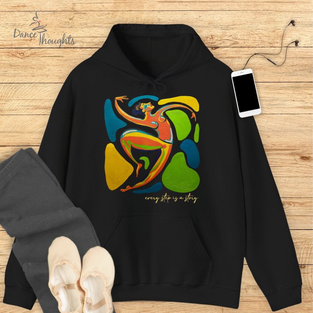 Every Step Is A Story Hoodie-Hoodie-Dance Thoughts