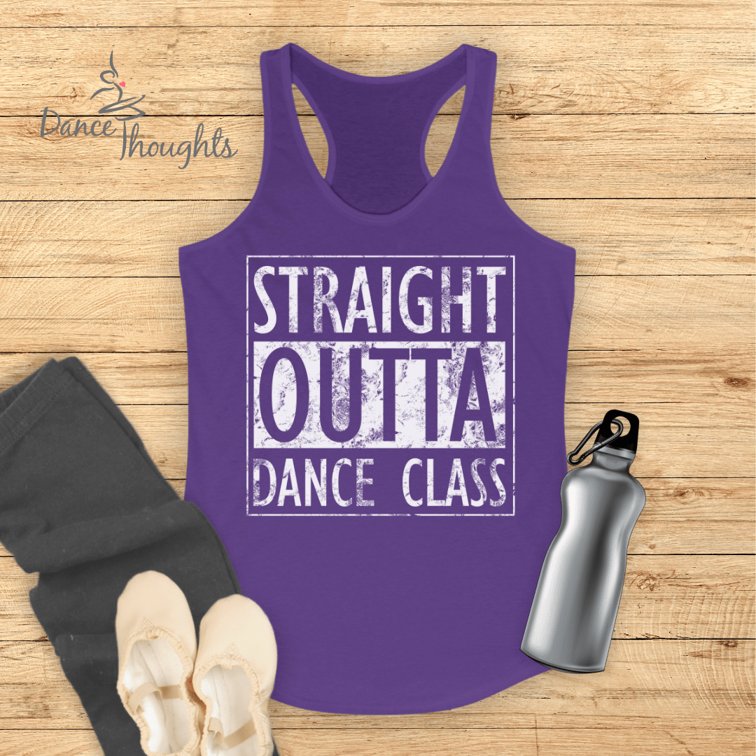 Straight Outta Dance Class Tank Top-Tank Top-Dance Thoughts