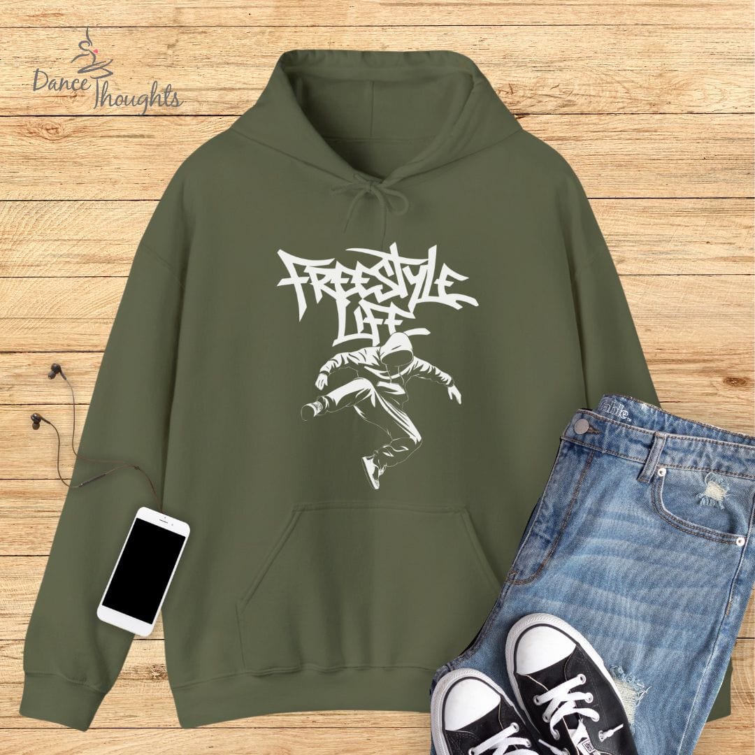 Freestyle Life Hoodie-Hoodie-Dance Thoughts