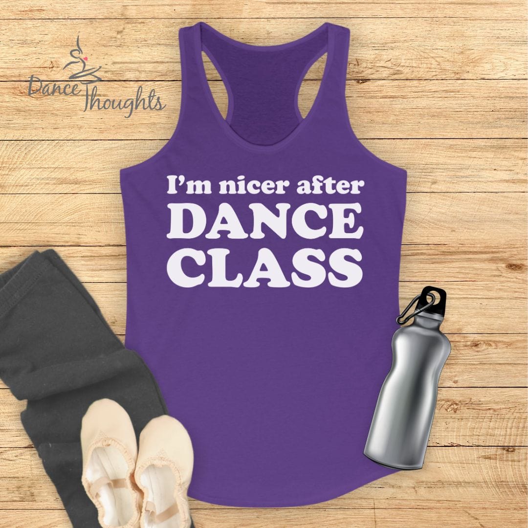 I'm Nicer After Dance Class Tank Top-Tank Top-Dance Thoughts