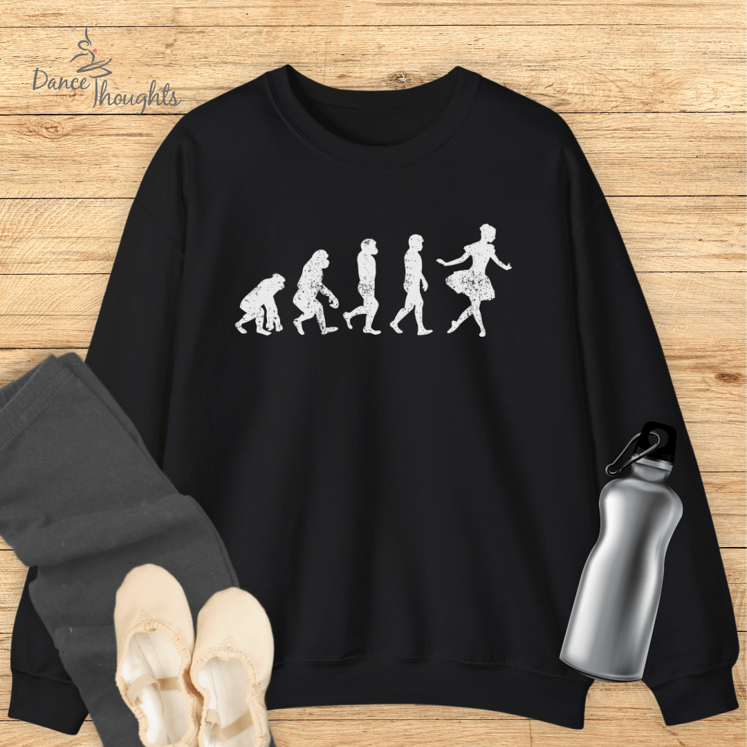 Ballet Dancer Evolution Sweatshirt-Sweatshirt-Dance Thoughts