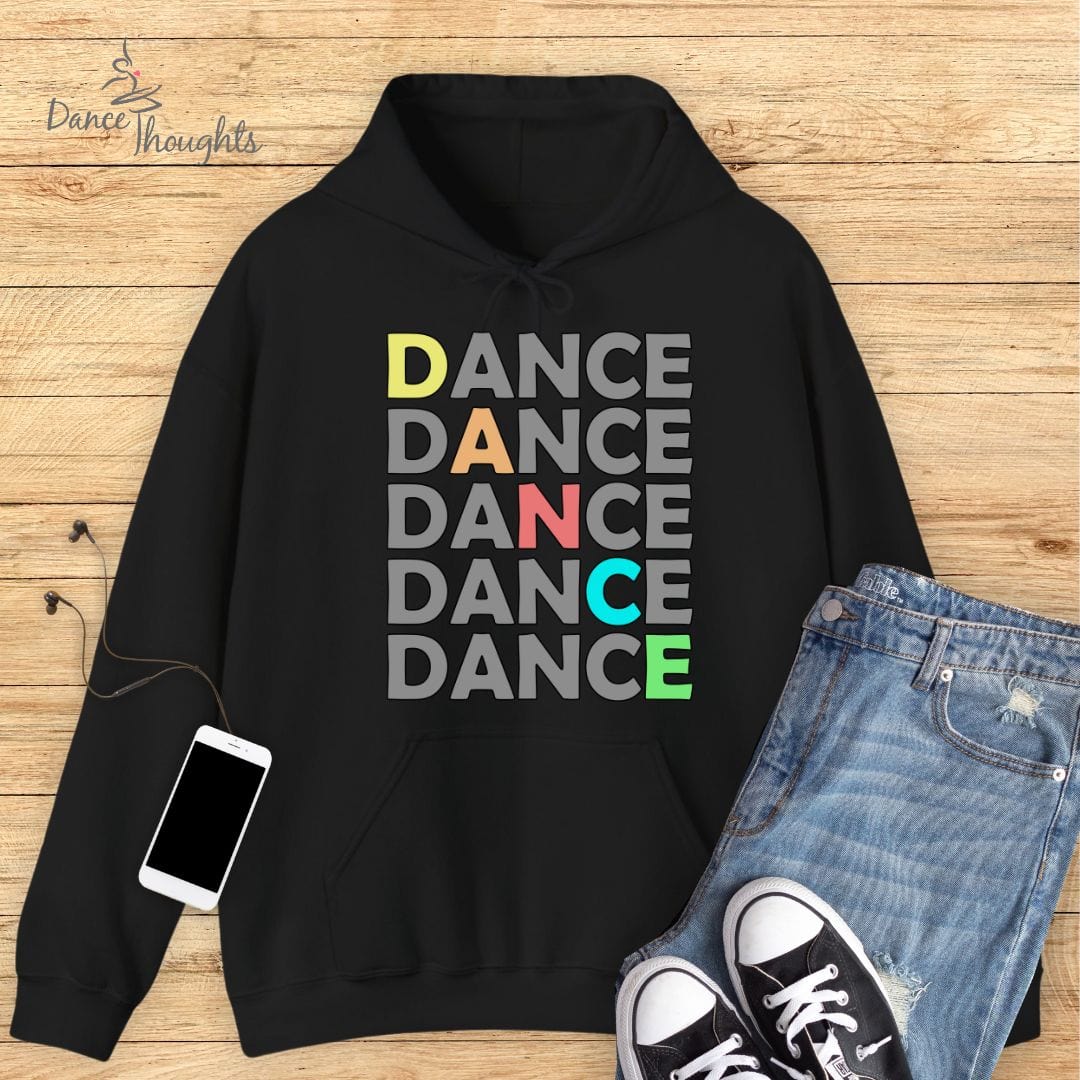 Dance Diagonal Hoodie-Hoodie-Dance Thoughts