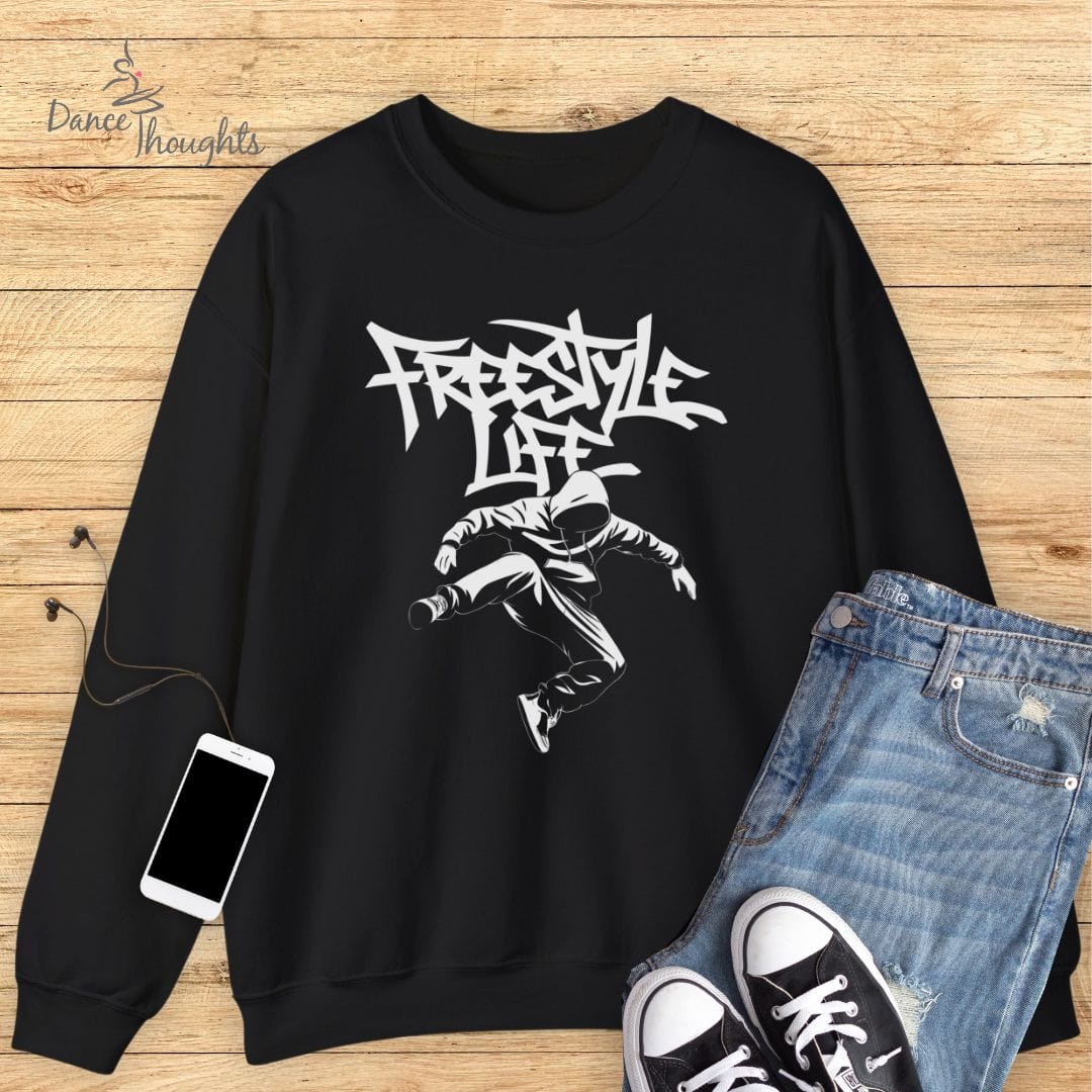 Freestyle Life Sweatshirt-Sweatshirt-Dance Thoughts