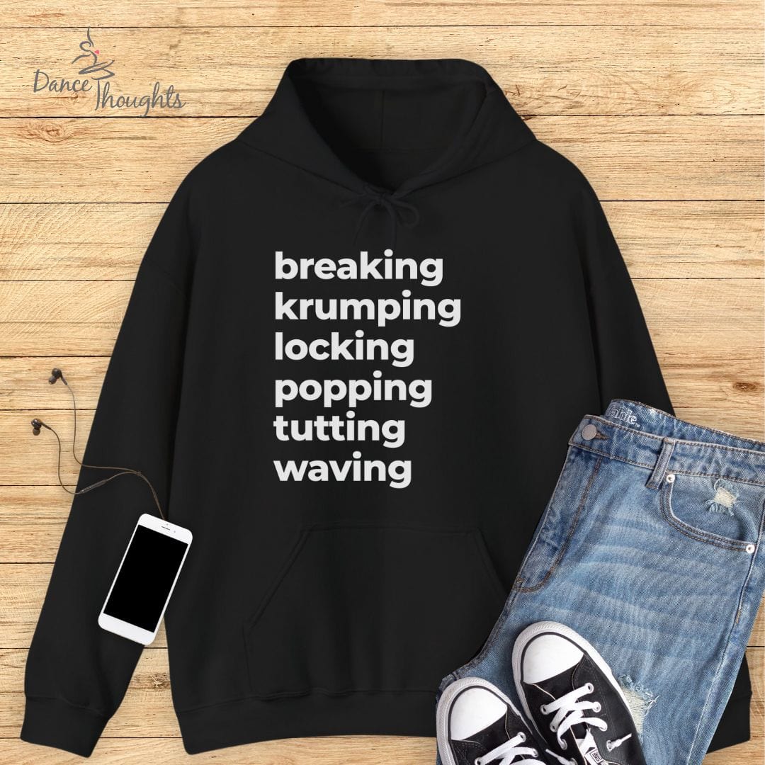Hip-Hop Terminology Hoodie-Hoodie-Dance Thoughts