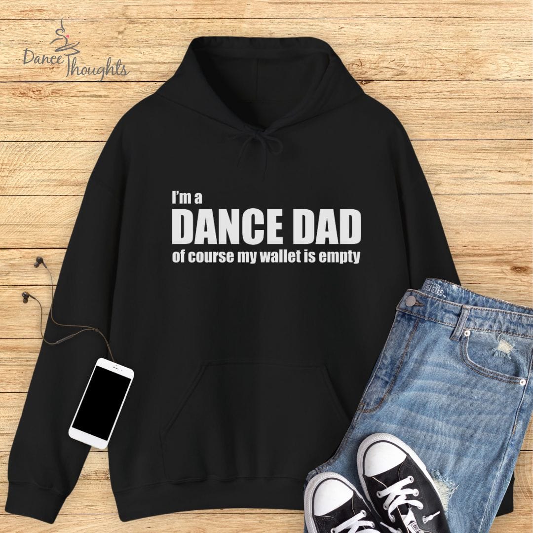 Dance Dad Empty Wallet Hoodie-Hoodie-Dance Thoughts