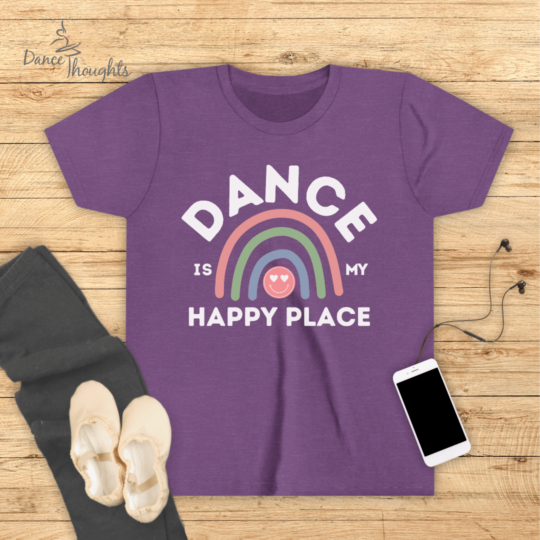 KIDS Dance Is My Happy Place T-shirt-Kids clothes-Dance Thoughts