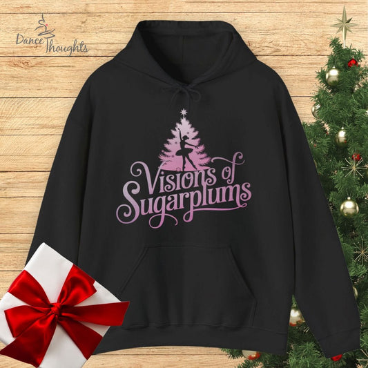 Visions of Sugarplums Hoodie-Hoodie-Dance Thoughts