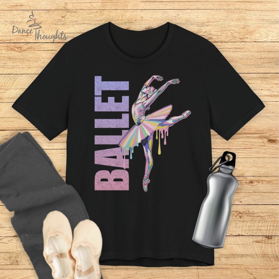 Watercolor Ballet T-Shirt-T-Shirt-Dance Thoughts