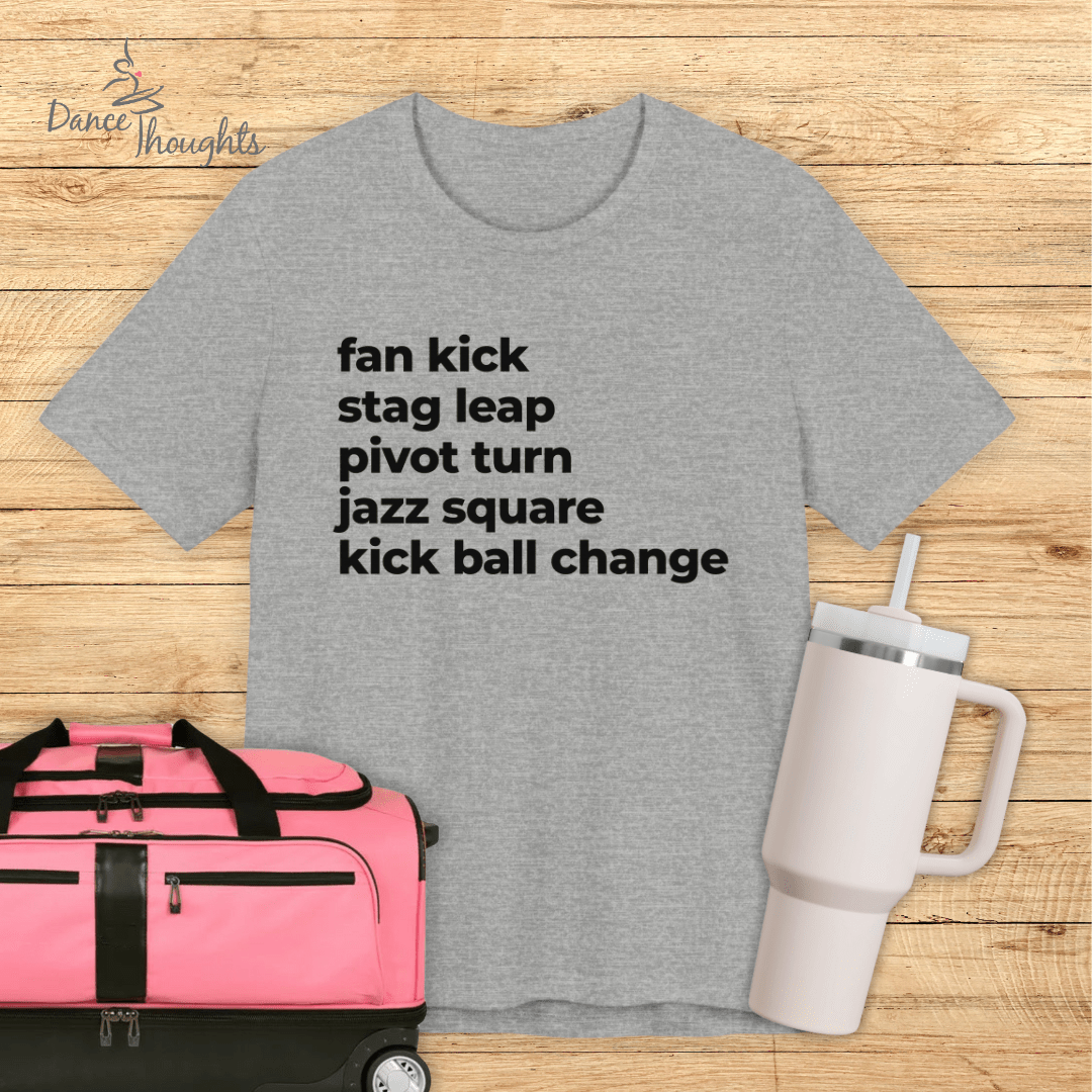 Jazz Terminology T-shirt-T-Shirt-Dance Thoughts