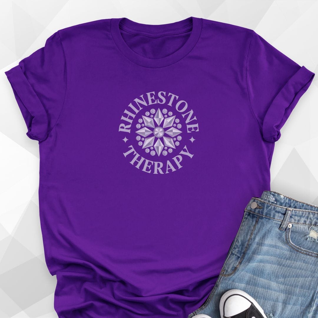 Rhinestone Therapy T-shirt