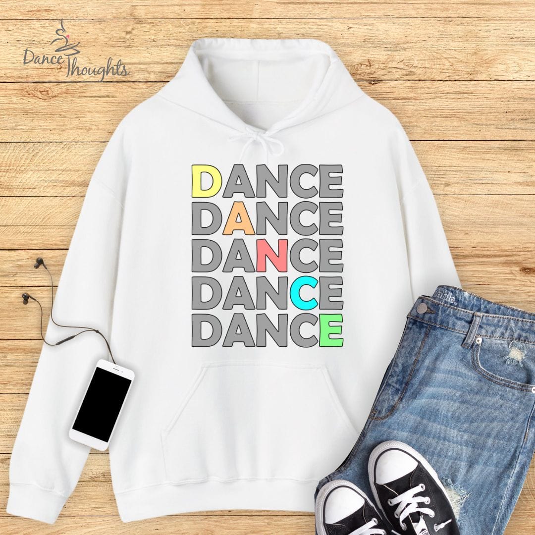 Dance Diagonal Hoodie-Hoodie-Dance Thoughts