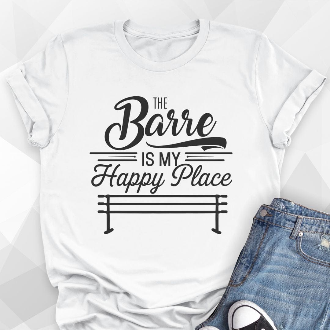 The Barre Is My Happy Place T-shirt