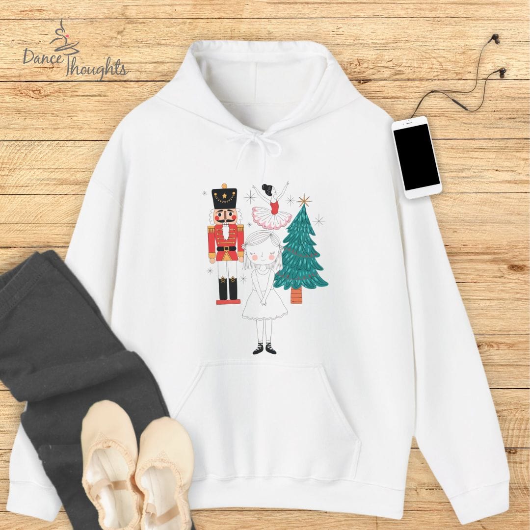 Nutcracker Drawing Hoodie-Hoodie-Dance Thoughts