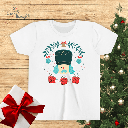 KIDS Modern Teal Nutcracker Design, T-shirt-Kids clothes-Dance Thoughts