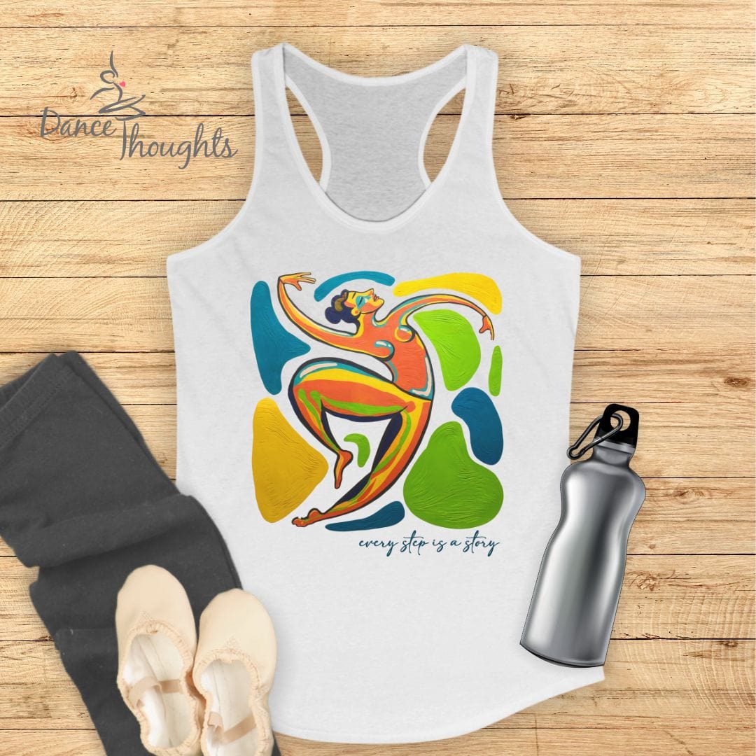 Every Step is A Story Tank Top-Tank Top-Dance Thoughts