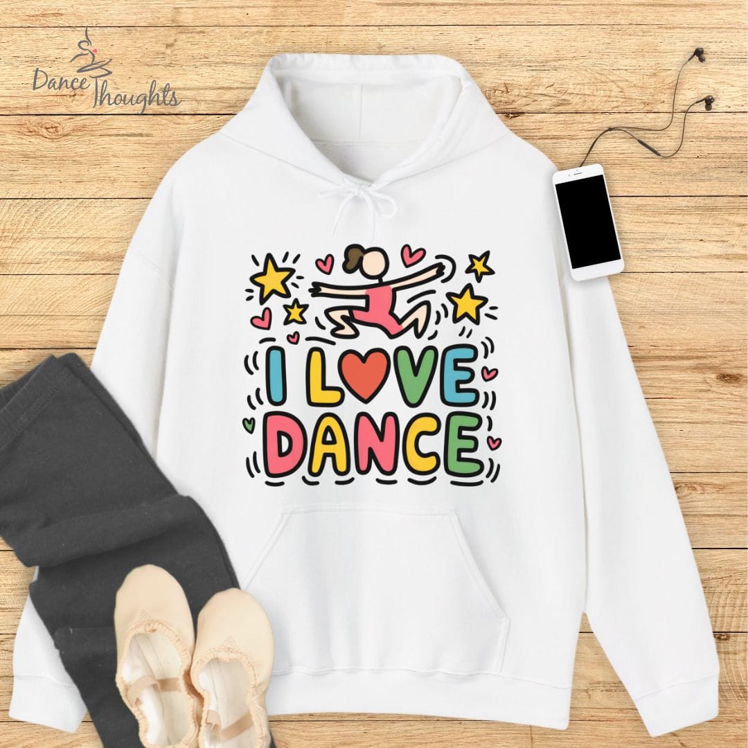 I Love Dance Hoodie-Hoodie-Dance Thoughts