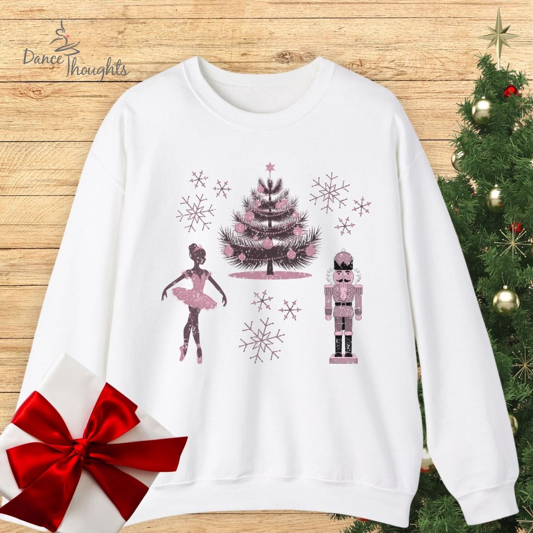 Pink Nutcracker Characters Sweatshirt-Sweatshirt-Dance Thoughts