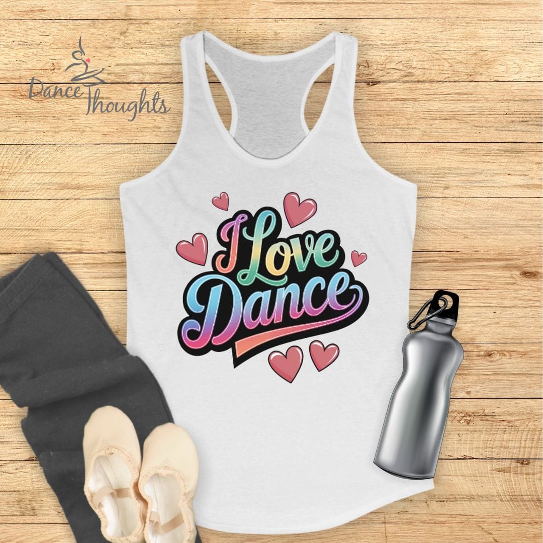 I Love Dance Tank Top-Tank Top-Dance Thoughts