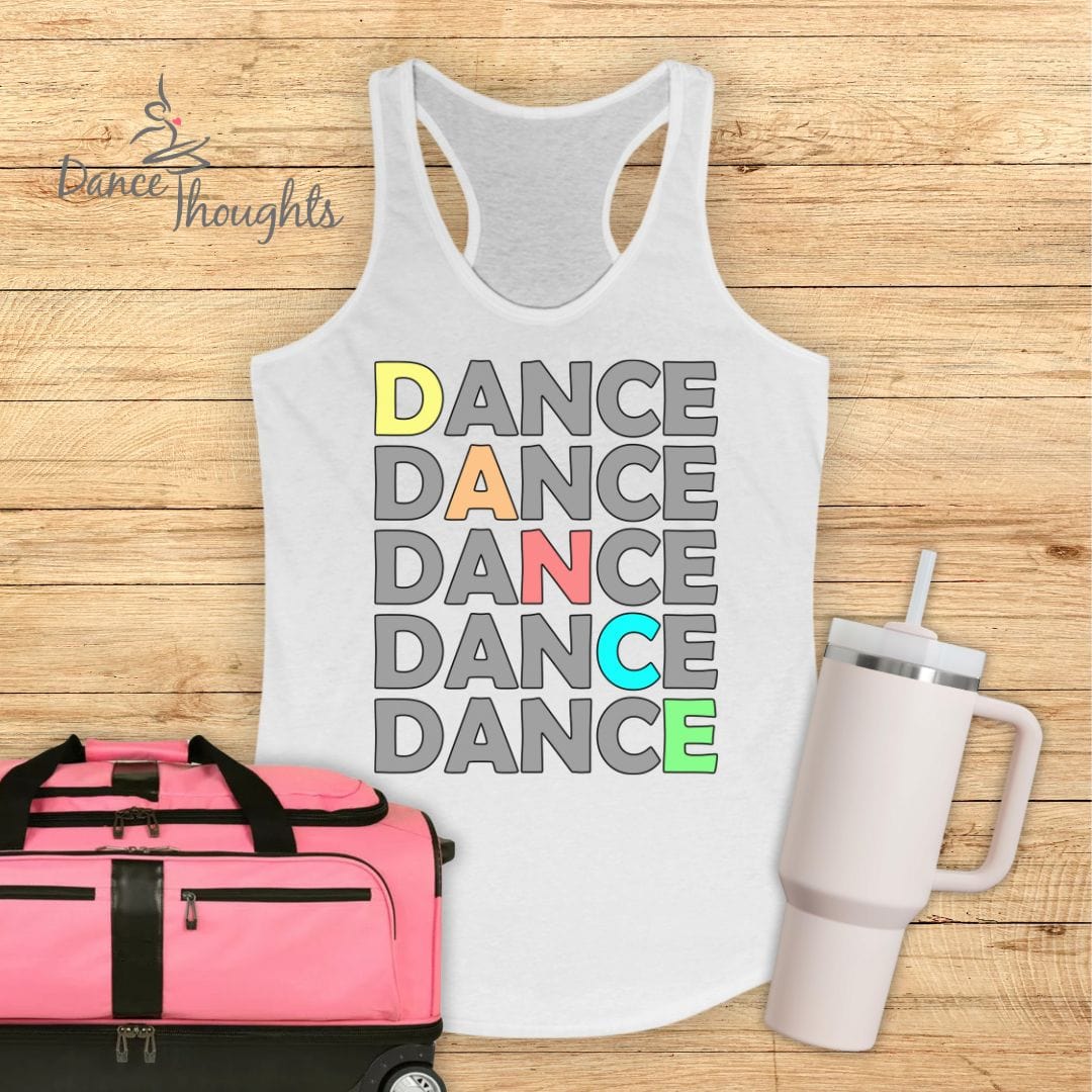 Dance Diagonal Tank Top-Tank Top-Dance Thoughts