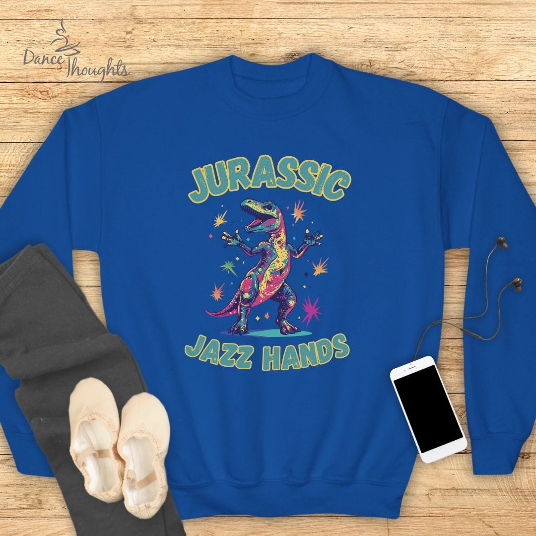 KIDS Jurassic Jazz Hands Sweatshirt-Kids clothes-Dance Thoughts