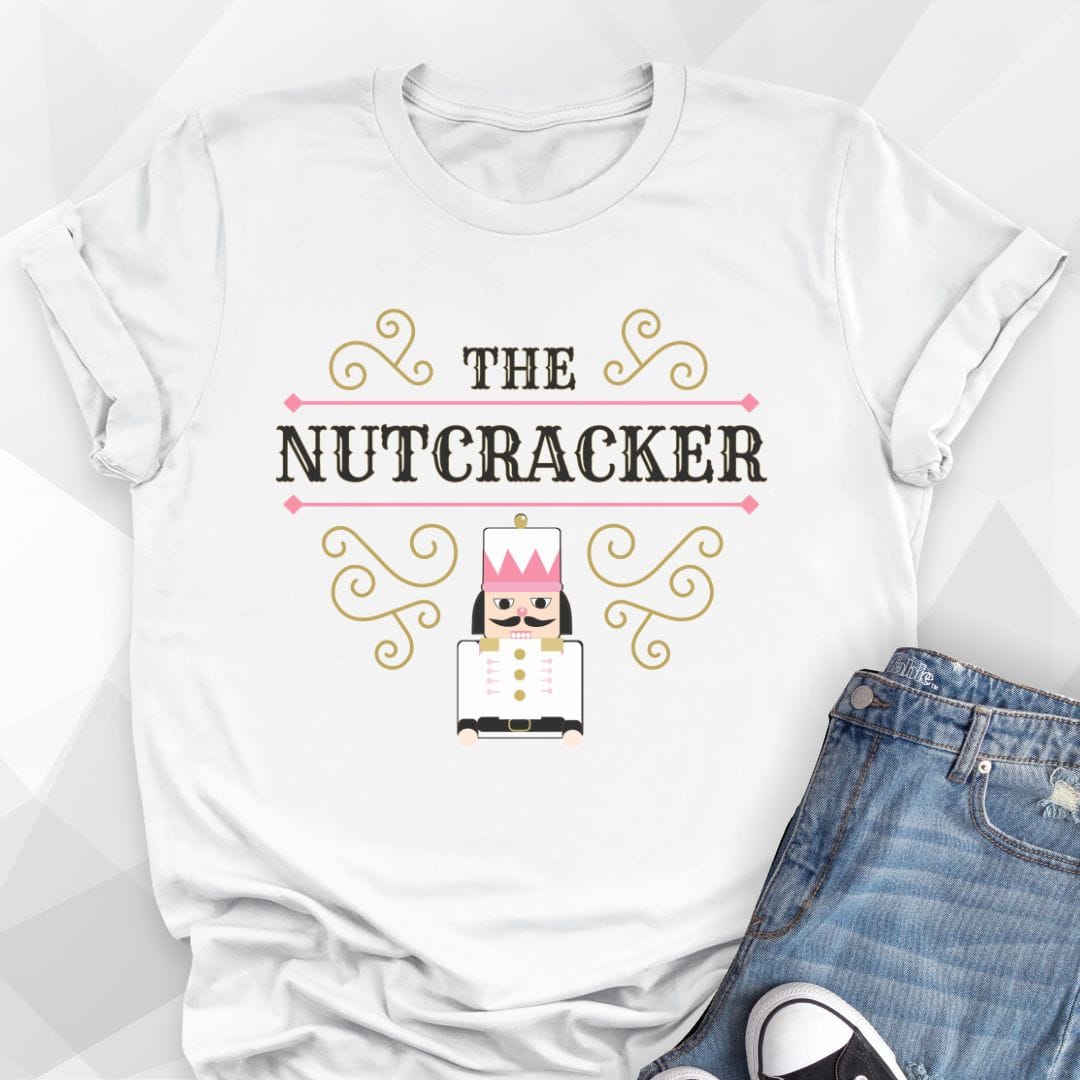 Pretty Pink Nutcracker Design T-shirt
