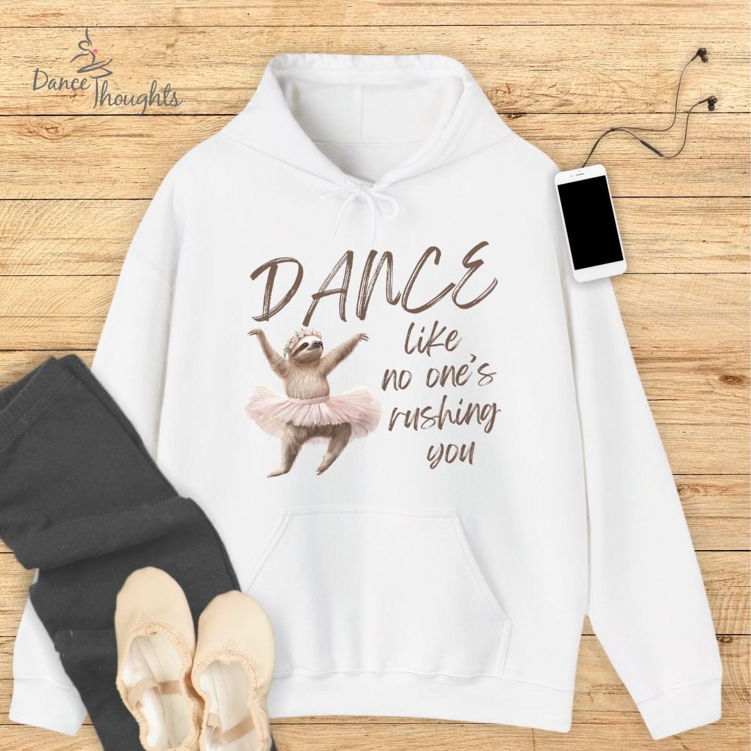 Ballet Sloth Hoodie-Hoodie-Dance Thoughts