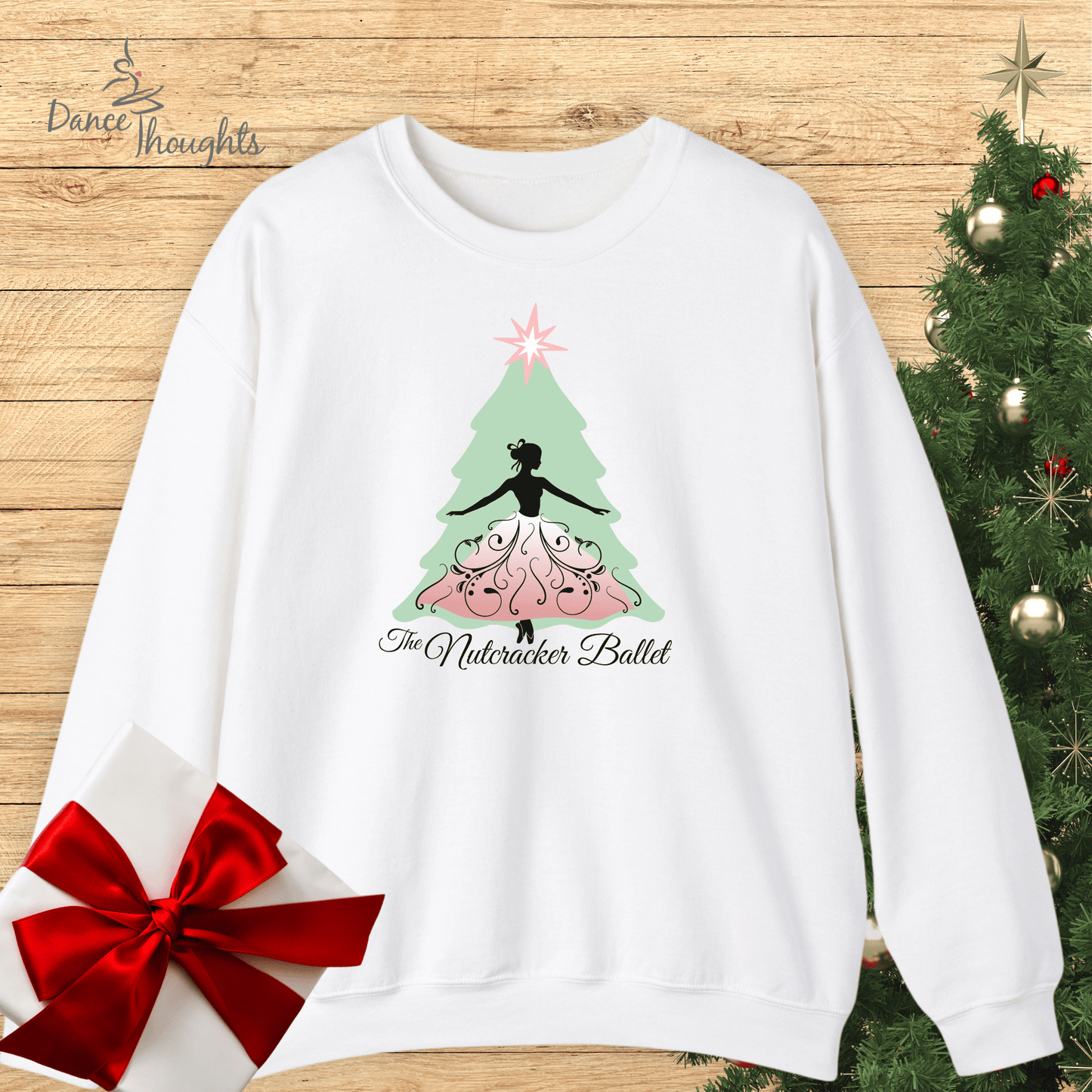 Nutcracker Christmas Tree Design Sweatshirt