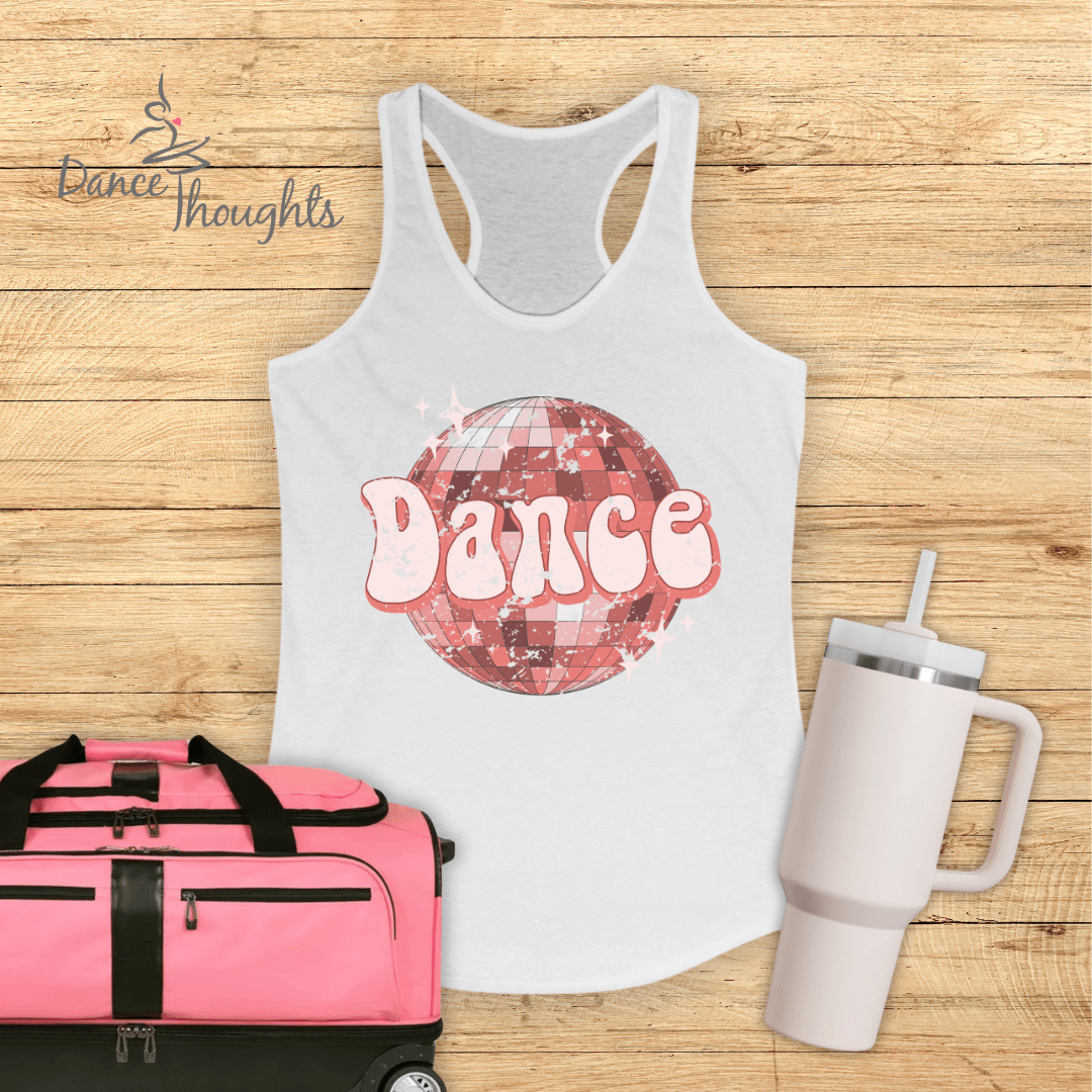 Groovy Disco Ball Dance Tank Top-Tank Top-Dance Thoughts