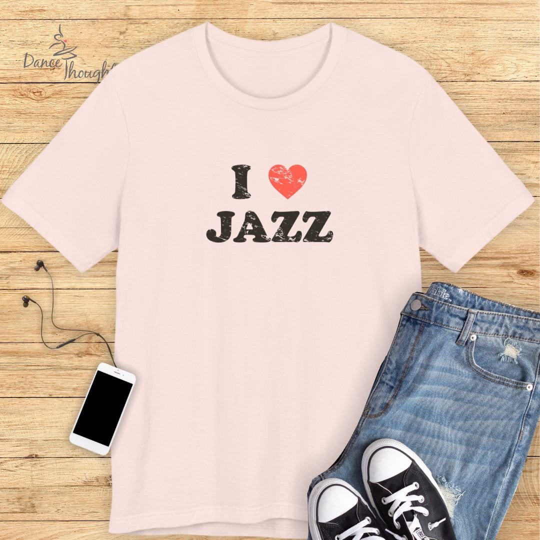 I Love Jazz T-shirt-T-Shirt-Dance Thoughts