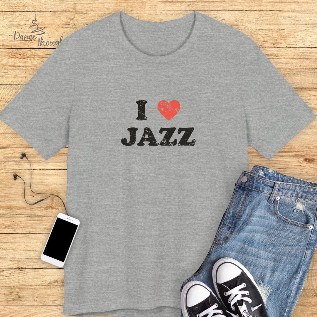 I Love Jazz T-shirt-T-Shirt-Dance Thoughts
