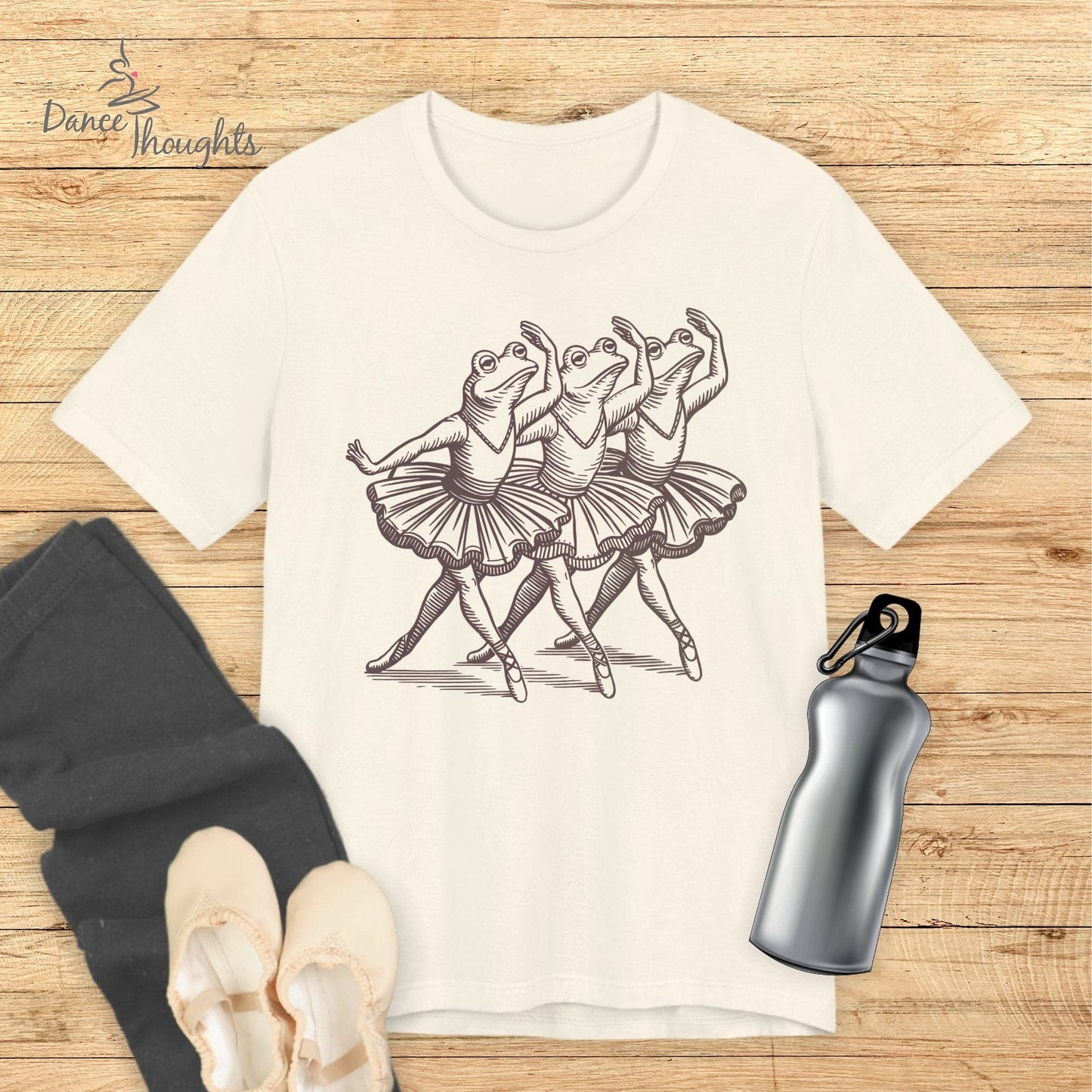 Ballerina Frogs T-shirt-T-Shirt-Dance Thoughts