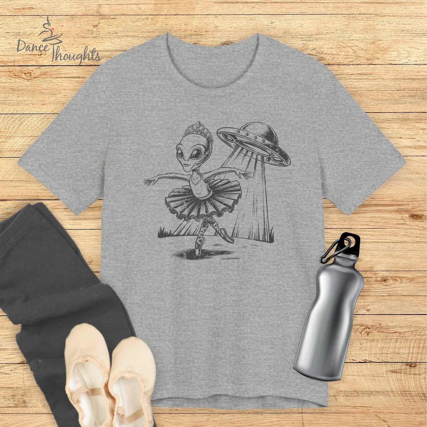 Alien Ballerina T-shirt-T-Shirt-Dance Thoughts