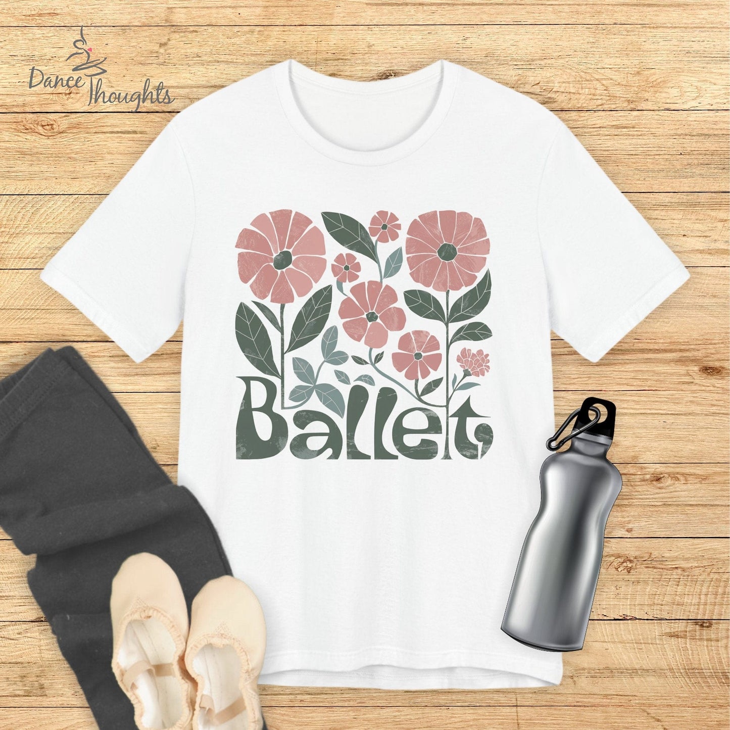 Floral Ballet T-shirt-T-Shirt-Dance Thoughts