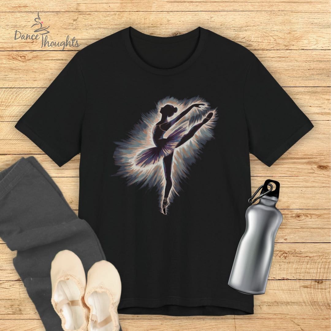Ballerina Silhouette T-shirt-T-Shirt-Dance Thoughts