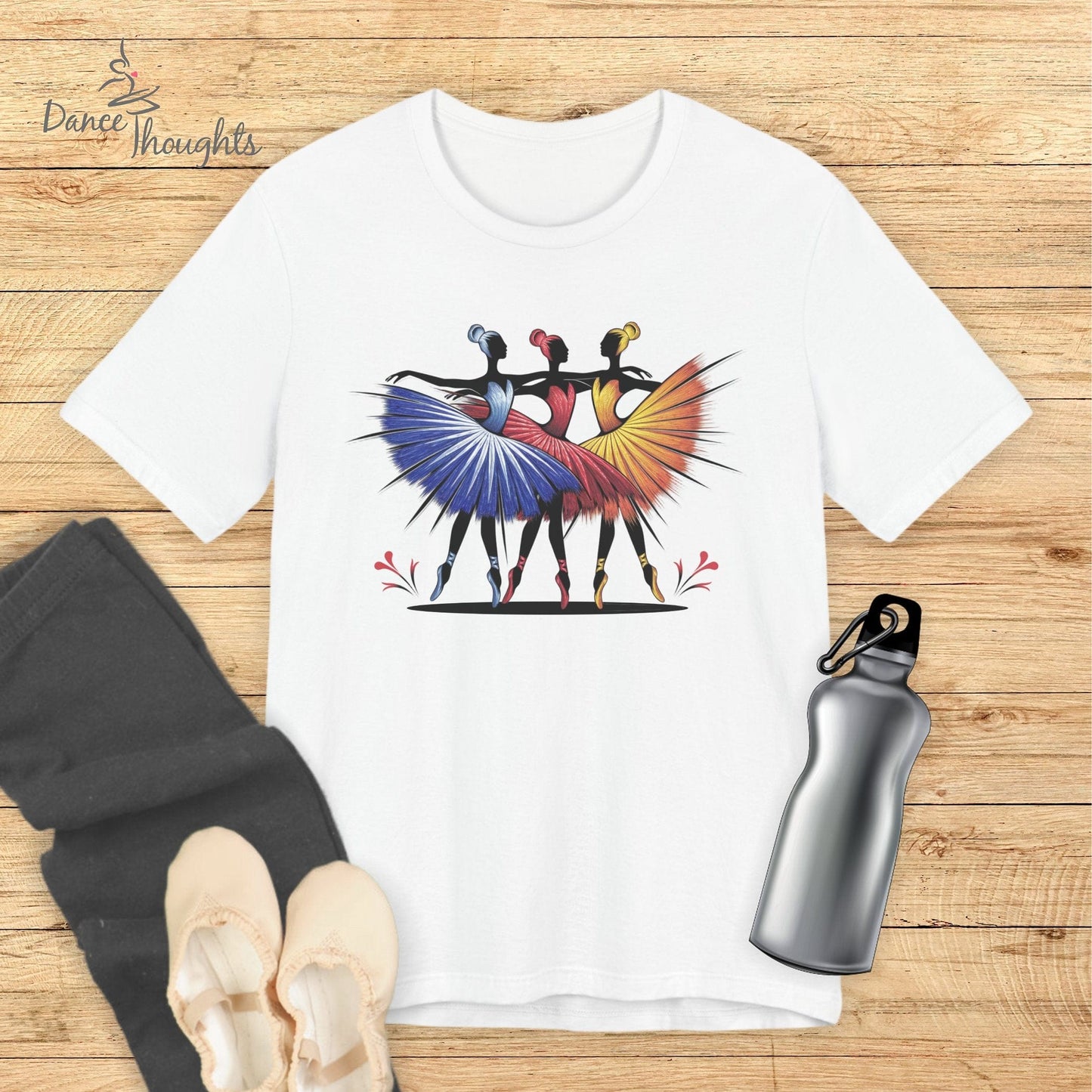 Three Ballerinas T-shirt-T-Shirt-Dance Thoughts