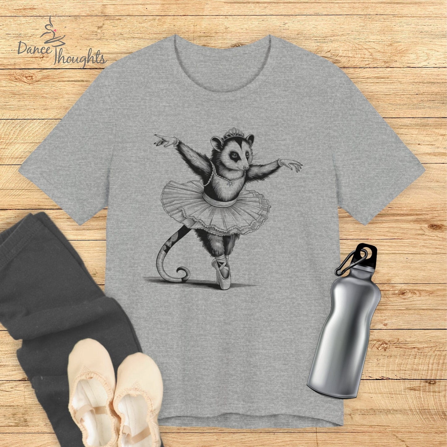 Ballerina Possum T-shirt-T-Shirt-Dance Thoughts