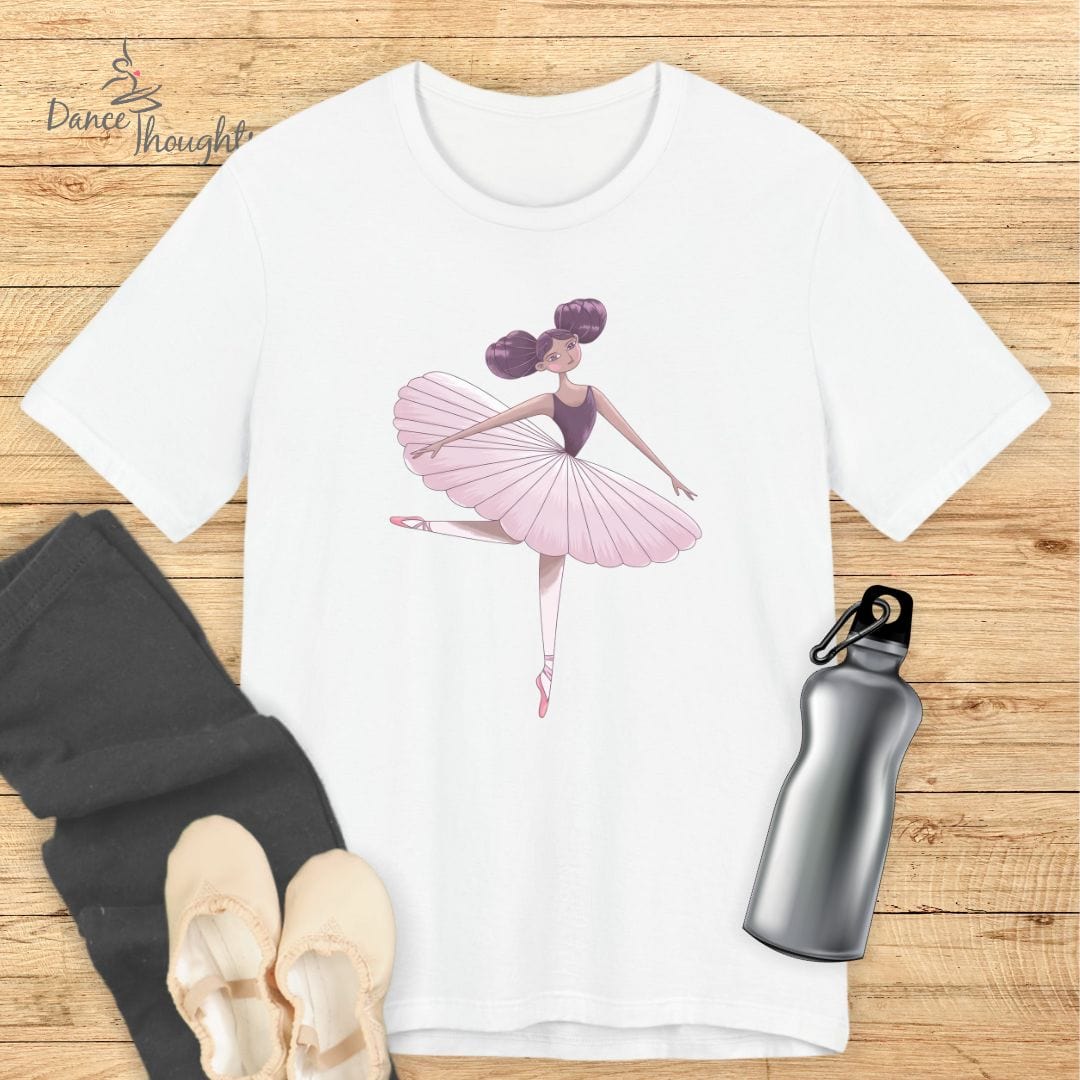 Purple Anime Ballerina T-shirt-T-Shirt-Dance Thoughts