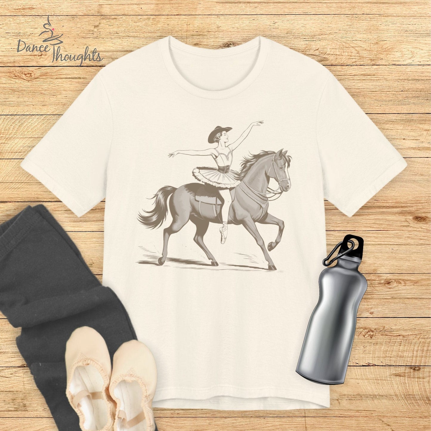 Cowboy Ballerina T-shirt-T-Shirt-Dance Thoughts