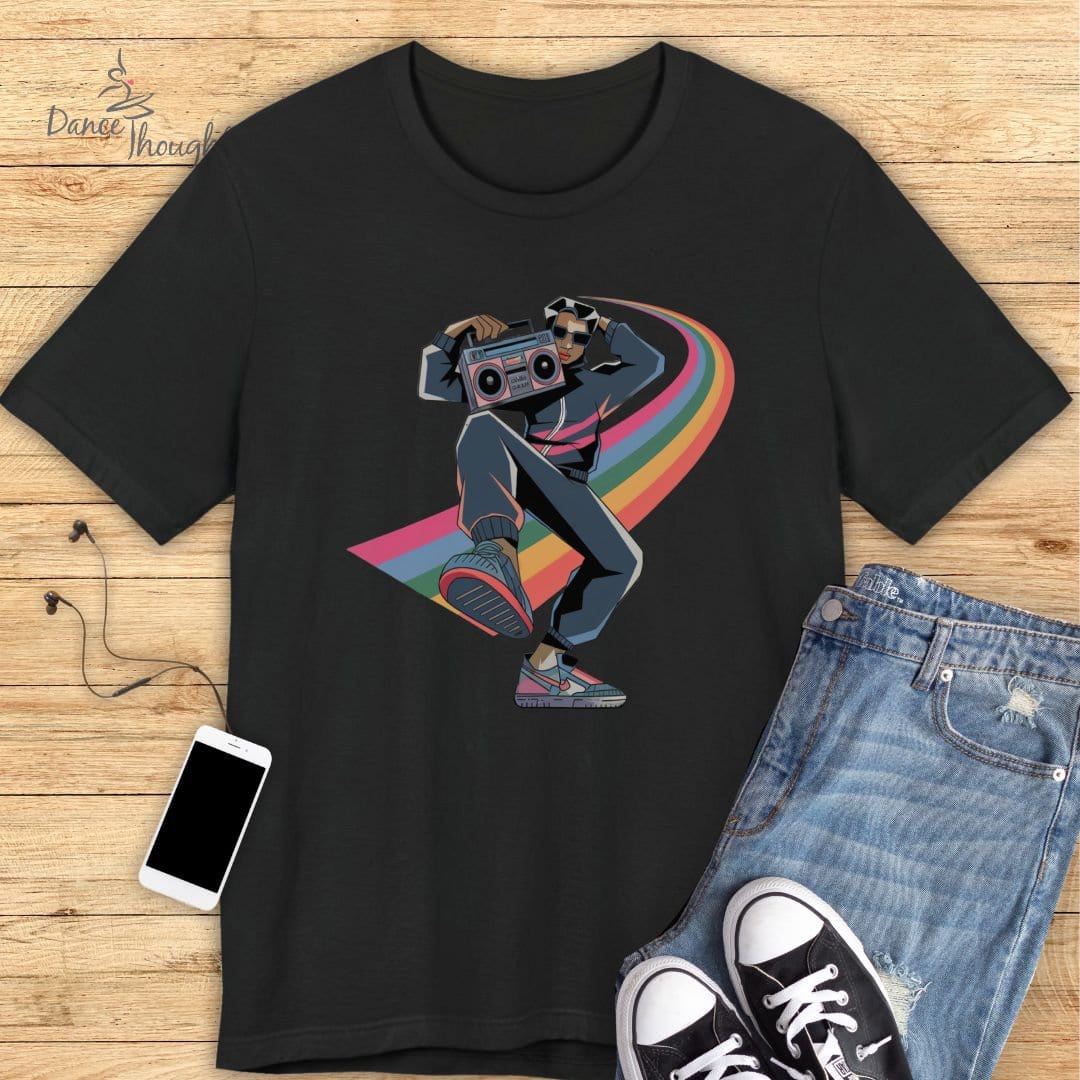 Hip-Hop Rainbow T-shirt-T-Shirt-Dance Thoughts