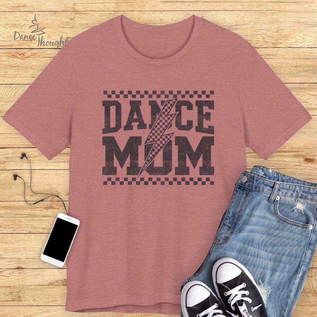 Checkerboard Dance Mom T-shirt