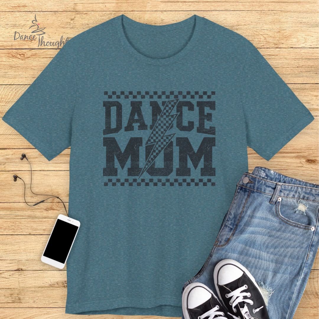 Checkerboard Dance Mom T-shirt