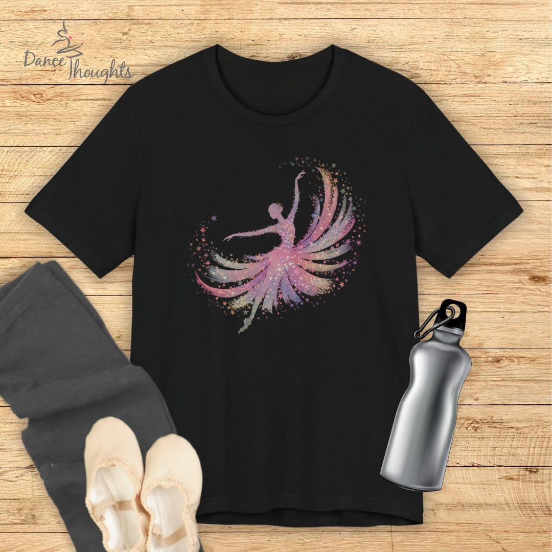 Sparkling Stars Ballerina T-shirt-T-Shirt-Dance Thoughts