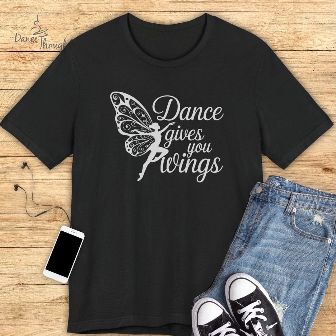Dance Gives You Wings T-shirt-T-Shirt-Dance Thoughts