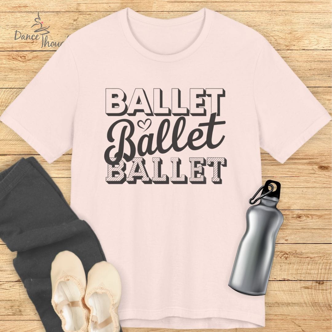 Ballet Fonts T-shirt-T-Shirt-Dance Thoughts