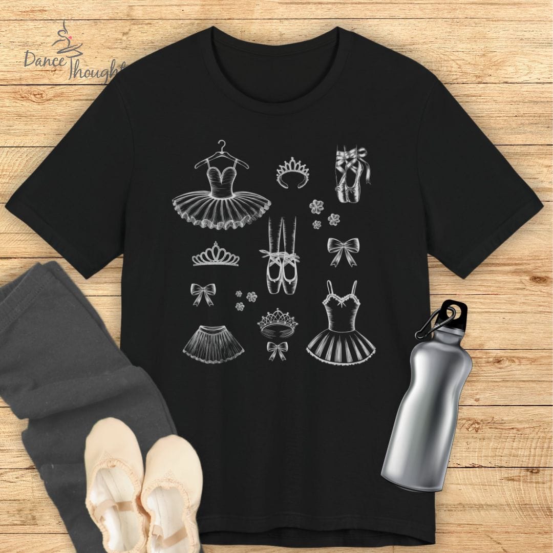 Ballet Chalk Art T-shirt