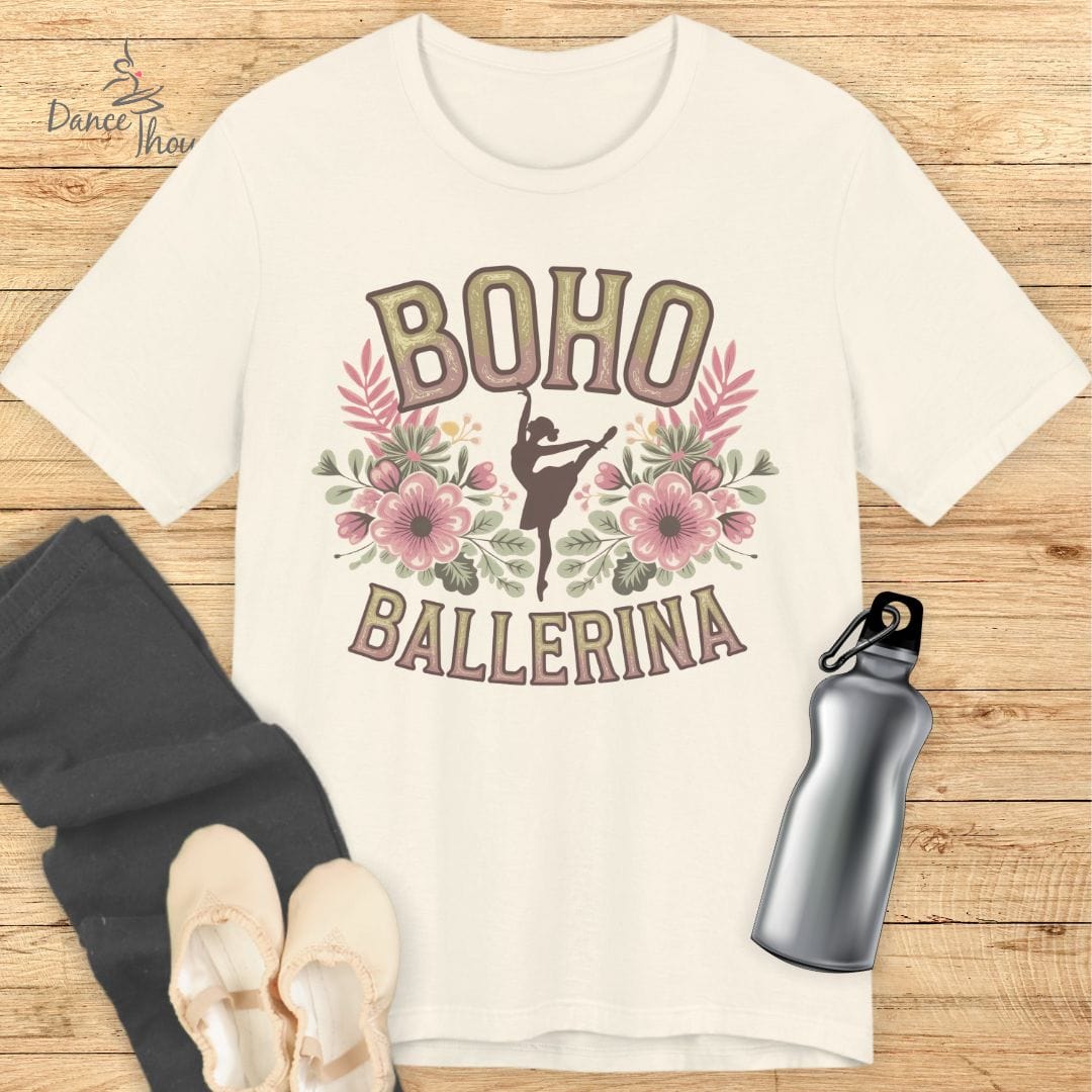 BOHO Ballerina T-shirt-T-Shirt-Dance Thoughts